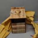 Owl House Cedar - Prebuilt Barn & Screech Owl Nesting Box - Easy Hang & Clean - Wood Shavings & Screws Included