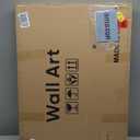 Large Framed Black and White Neutral Abstract Wall Art for Living Room, 3 Piece Boho Canvas Prints Paintings Artwork for Walls, Minimalist Geometric Pictures for Hallway Office Wall Decor 24x36 In (Boundless Lines)