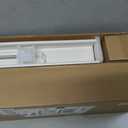 LEVOLOR Basics 2 Faux Wood Horizontal Blinds for Indoor Windows, 35 W x 64 H, Cordless Light Filtering Window Shade for Any Room, White