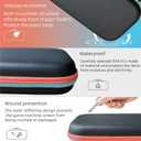 YJHAOHUO Multifunctional Accessory Case for Nintendo Switch 2 (2025 Model) - Portable Hand-Strap Bag with 1 Screen Protector & 10 Game Card Slots, Ideal for Travel and Storage, Black