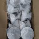 10Pcs White Golden Metal Candle Holders 3,7" Tall Stand Flowers Vase Candlestick Flower Arrangement Candelabra Candle Holder Stand Set for Wedding Party Event Restaurant Hotel Decoration