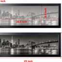 Annecy 9x27 Picture Frame Black（1 Pack）, Panoramic Picture Frame for Wall Decoration, Classic Black Minimalist Style Suitable for Decorating Houses, Offices, Hotels