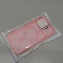 Nvollnoe for iPhone 17 Pro Max Case Compatible with MagSafe Military Grade Shockproof Heavy Duty Protective Adjustable Kickstand Matte Semi Clear Phone Case for iPhone 17 Pro Max(Pink)