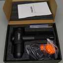 TOLOCO Massage Gun, Deep Tissue Back Massage for Athletes for Pain Relief, Percussion Massager with 10 Massages Heads & Silent Brushless Motor, Valentines Day Gifts for Him Her, Black