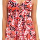 Jollkichay Tankini Swimsuits for Women Tummy Control Swimsuit Modest Tankini Top with Boyshort Bathing Suits Swimwear XXL