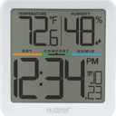 La Crosse Technology 302-1408-TBP Indoor Comfort Meter with Time & Date