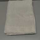 DriftAway Double Layer Linen Blackout Tie Up Curtains, Thermal Insulated Fully Lined, Balloon Roman Shade, Bathroom Window Adjustable Rod Pocket for Small Window 39 Inch by 55 Inch Light Linen