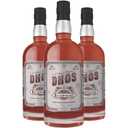 Dhos Handcrafted Non-Alcoholic Bittersweet Aperitif - Keto-Friendly, Zero Sugar, Zero Calories, Zero Proof - 750 ML - Perfect for Mocktails Flavors of Rhubarb & Bitter Herbs - Made in USA, Aperol Spritz (3 PACK)