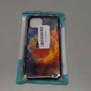 DAIZAG Case Compatible with iPhone 15 Plus,Shockproof Soft Phone Case for Boy Men Gift,Ice Fire Basketball