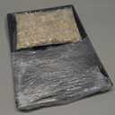 Rectangular Black Plastic Humidity/Drip Tray for Bonsai Tree and House Indoor Plants + Rock