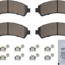 HUSCH D726 Front Ceramic Brake Pads Kit Fit For Chevrolet Blazer 1997, For S10 1998-2003, For GMC Jimmy 1997-2005, For Sonoma 1998-2003