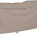 Classic Accessories Storigami Water-Resistant 140 Inch Easy Fold Patio Furniture Cover, Goat Tan, Patio Furniture Covers