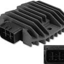 6 Pin Voltage Regulator Rectifier 5GT-81960-00-00 12V Replacement for Ya-maha Grizz-ly 125 350 450 600 660 Ra-ptor 250 350 660 660R 700 700R 5BN-81960-00-00