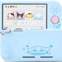 Kuitmor Switch Lite Protective Case,Soft Silicone Protective Shell,Anti-Scratch Protective Cover Case for Switch Lite with 2 Thumb Grip CapsBlue Cinnamoroll