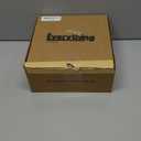 Anyday 4-Cup Glass Food Storage with Glass Lid, Round Deep Dish | Plastic-Free Meal Prep & Microwave Cookware | Stackable Airtight Storage Container with Vented Lid for Microwave-Safe Reheating (Clear - Kale)