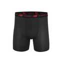New Balance Men's Mesh 5" with No Fly Boxer Brief (4-Pack), Navy/Black/Team Red/Navy, X-Large