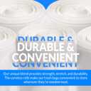 Reli. SuperValue 16-25 Gallon Trash Bags (500 Count Bulk) Clear Garbage bags