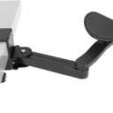 Ergonomic Arm/Elbow Rest for Desk - Foldable Rotatable Elbow Support for Computer Desk, Office & Gaming Comfort (Black)