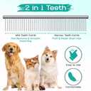 Professional Pet Grooming Kit  6 in 1 Dog Grooming Scissors Kit - Dog & Cat Grooming Supplies - Adjustable Screw Scissors, 4CR Stainless Steel Dog Clippers, Hair Thinning Shears, Rubber Grips