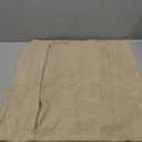 MADIZZ Set of 2 Linen Throw Pillow Covers with Broad Edge Soft Boho Decorative Pillow Cases for Sofa Bedroom Modern Pillow Shell 18x18 Inch Beige