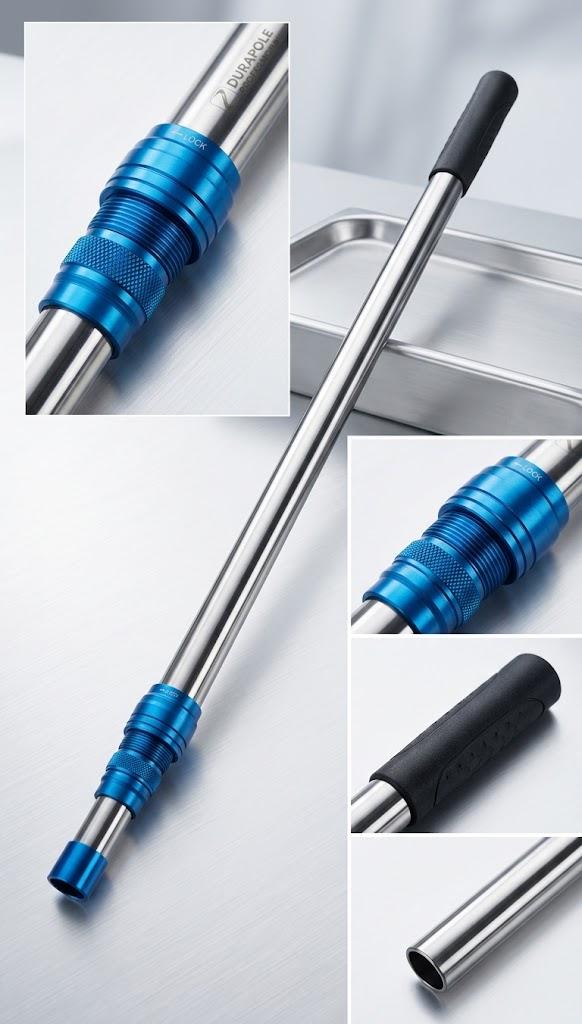Long Handle Scrub Brush Tool with Segmented Extension for Effective Cleaning, 120cm