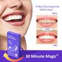 Teeth Whitening Strips kit - Enamel Safe for Whiter Teeth - Whitening Without Sensitivity - Fast Acting for Removing Stains from Coffee, Wine and Smoking (14 Strips, Mint)