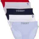 Tommy Hilfiger Women's Bikini Undewear Pack of 5 (Htr/Bw/Sc/Mc/Tr)