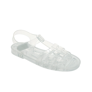 Toddler Sandals Jelly Shoes Girls Unisex Boy Flat Retro Slides Clear Kids Water Slippers Slingback Summer Beach Size 24 Adjustable Buckle Glitter Dress Soft