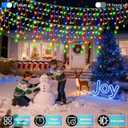670 LED 66FT Christmas Lights with 148 Drops, 12 Modes Dimmable Multicolor Outdoor Hanging Lights with Timer Memory, Waterproof Curtain Lights for Home Bedroom Indoor Tree Window Roof Fence Wedding