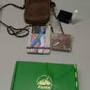 Funto Mini Watercolor Paint Set, All-in-One Walnut Wood 15-Color Premium Pocket Travel Paint Kit, with Crossbody Bag,Watercolor Journal, Metal Clip, Paint Water Cup, Water Brush Ideal for Art Lovers