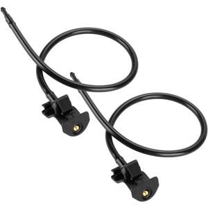 A Front Windshield Washer Nozzles Spray Jet - Compatible for Ford Police Interceptor Utility 2013-2015 for Ford Explorer 2011-2015 - Replace Part BB5Z-17603-A - Set of 2