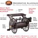 Liberty Garden Products Garden 707 Decorative Wall Mount Garden Guide Hose Reel, Bronze