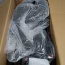 Rollator Walker with Seat, Tall Walkers for Seniors, 12" Big Rubber Wheels All Terrain Rollator Walker with Backrest, Built-in Cable, Foldable and Dual Adjustable Height for 5.3-7ft, Orange