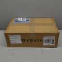 WALMANN Wall Mounted Storage Bins for Small Parts, 10 Bins with 3 Metal Rails, Plastic Wall Bins for Screws, Bolts, Nuts, Craft Room, Workshop, and Garage Storage Bins(Blue)