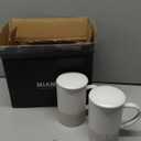 MIAMIO - Tea Cup Set 2 x 500 ml with Infuser and Lid/Ceramic Tea Mug with Infuser and Spoon for Steeping Loose Leaf Tea, Gifts for Tea Lovers - Microwave & Dishwasher Safe (Brown)