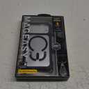 MAGEASY Compatible with iPhone 17 Pro 6.3" Case with Strap - 20ft Drop Protection Compatible with MagSafe, Leather Embedded Frame | Odyssey Strap M (Leatherette Midnight)