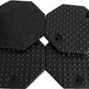 4Pcs Universal 135 * 10mm5.31*0.39 Octagon Heavy Duty Rubber Lifting Arm Pads Car Lift Accessories for Auto Lift Hoist Spareparts