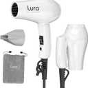 Foldable Travel Hair Dreyr Mini: Dual Voltage Small Lightweight Blow Dryer for International Travel,1200w Compact Hairdryer with Concentrator and Travel Bag(White)