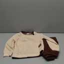 CRISONE Toddler Boys Clothes Solid Color Ribbed Long Sleeve Sweatshirt and Pants 2 Piece Fall Winter Outfits Set, 4-5 T