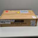 Ulif H4 Mini Portable Closet, 4 Tiers Freestanding Clothing Garment Rack for Small Space, Metal Clothes Wardrobe System for Bedroom, 23.6" W x 14" D x 76.4" H, Load 502 lbs, White