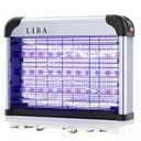 LiBa LED Indoor Bug Zapper, Electric Mosquito Killer Fly Zapper with Dual UV Wavelength Attraction, High Voltage Fly Trap Mosquito Trap Over 10-Year Lifespan LED Bulbs Light, Safe for Kids/ Pets