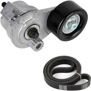 Tykick Belt Tensioner and Idler Pulley Kit for Chevy Sonic 2013 2014 2015 2016 2017 2018 Chevrolet Cruze 2013 2014 2015 Cruze Limited 2016 1.4L 1.6L 1.8L L4 Replaces 55563512,25191534,6PK1550,55578115