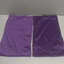 NTBAY Egyptian Cotton Queen Pillowcases - Set of 2, 500 Thread Count Cotton Pillowcases - Soft and Breathable Envelope Closure Pillow Cases - 20x30 Pillow Covers for Bed, Purple