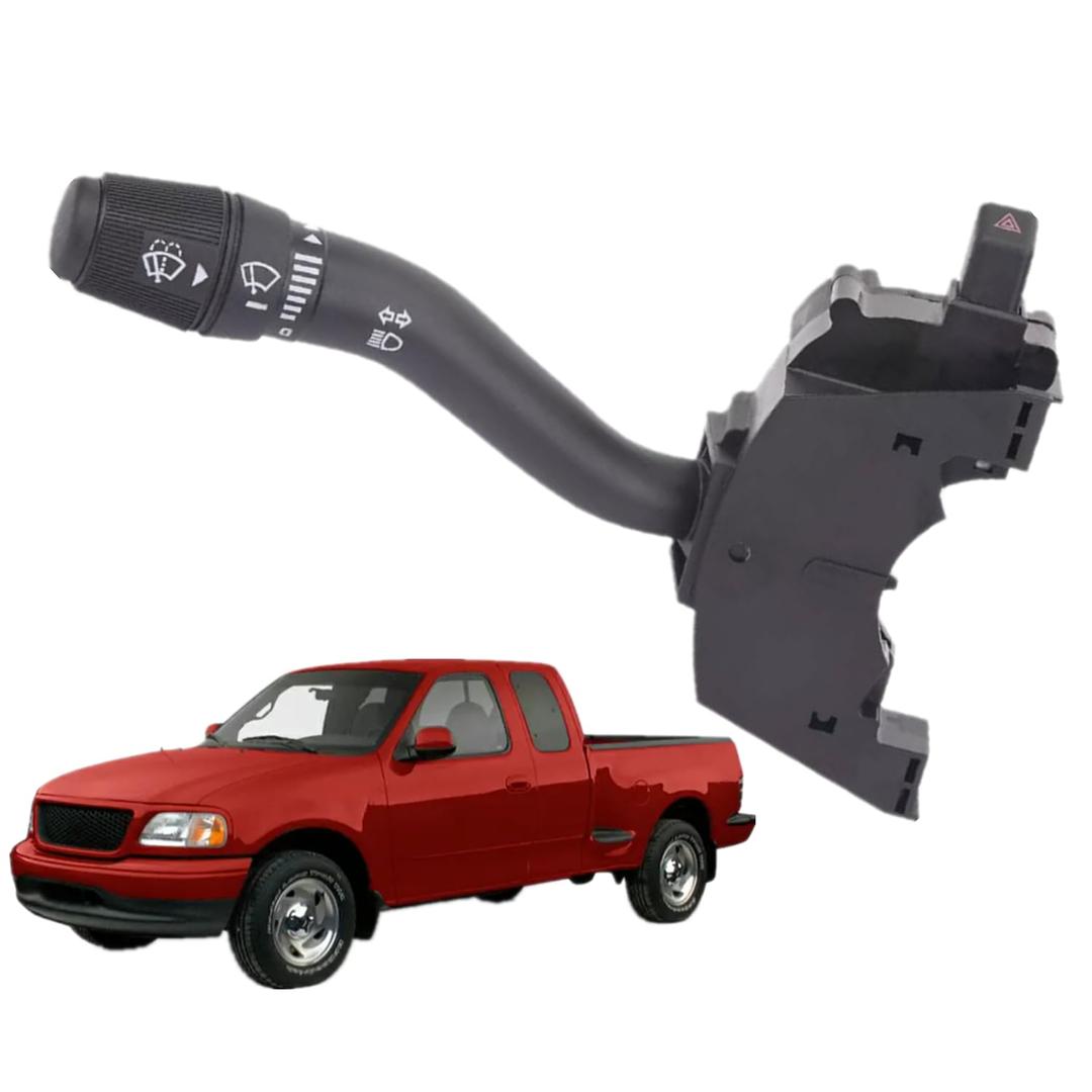 Turn Signal Switch, Windshield Wiper Hazard Warning Switch Compatible with Ford F150 F-150 1999 2000 2001 2002 20003 2004 ;F-250 F-350 F-450 F-550 Super Duty F650 F750