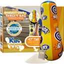 INFLATABLE DUDES Target Bags -Kids Punching Bag | Already Filled with Sand| Bop Bag | Premium Inflatable Toy | Punching Bag for Kids | Enhanced Bounce-Back Action! | Indoor Outdoor -Party Games