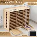 Colingmill Classroom Mailboxes Teacher Student Mailboxes Wooden,36 Slots