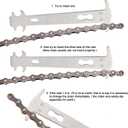 Bike Tool Set(3pcs) Bike Chain Tool Bike Link Plier Chain Checker Perfect Tool for Bike Repair