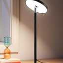 EDISHINE LED Table Lamp with 2 Adjustable Height, 5%-100% Dimmable & 3 Color Temperature, Touch Control, Modern Desk Lamp for Home Office, Living Room, Black