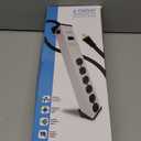 Digital Energy 20 Amp 6-20/T- Slot Plug | 25-Ft Cord - 900 Joule Surge Protector | 6-Outlet, Heavy Duty Steel Body Power Strip