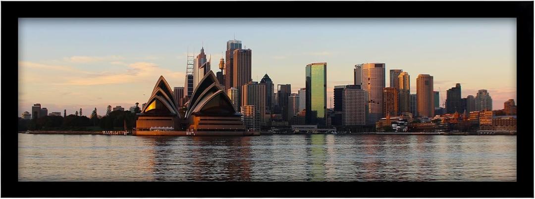 PEALSN 8x24 Picture Frame Black, Photo Frame for Wall Mounting Display Horizontally or Vertically Hanging, 1 Pack